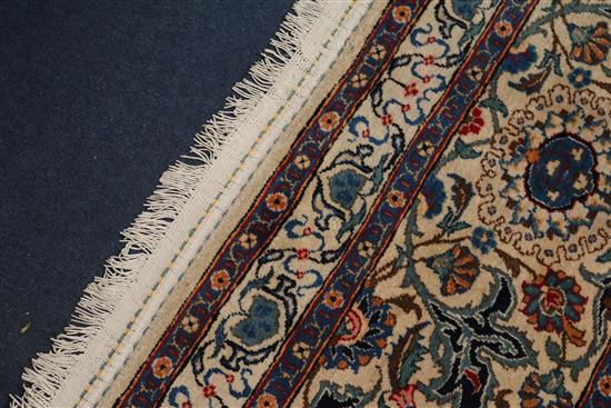 A Tabriz cream ground carpet 387 x 279cm